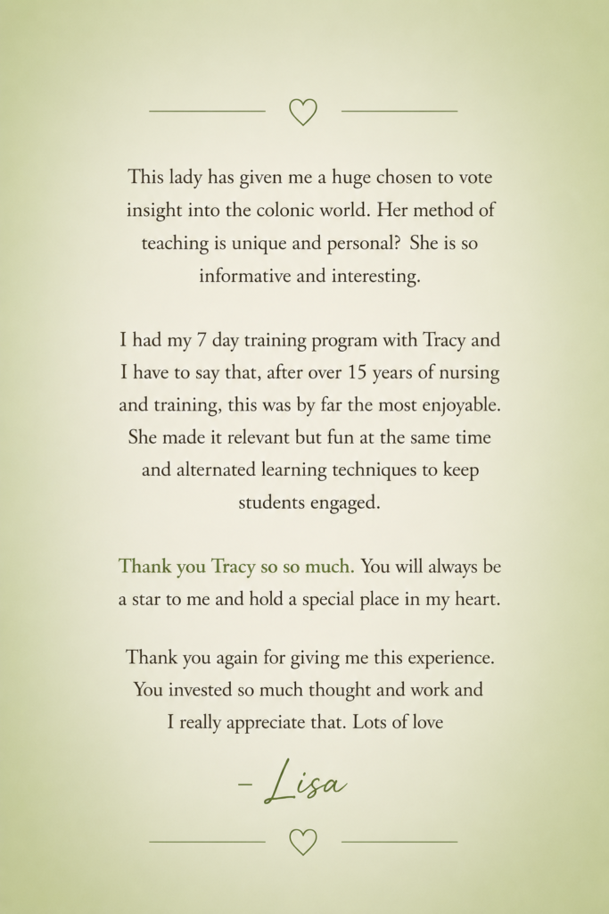 Lisa testimonial